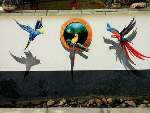 怒江视觉错位-3D墙绘设计