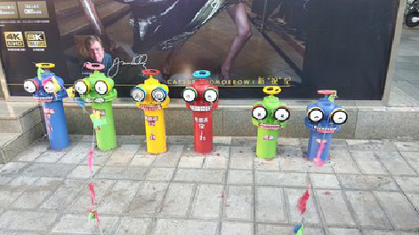 怒江商业区彩绘