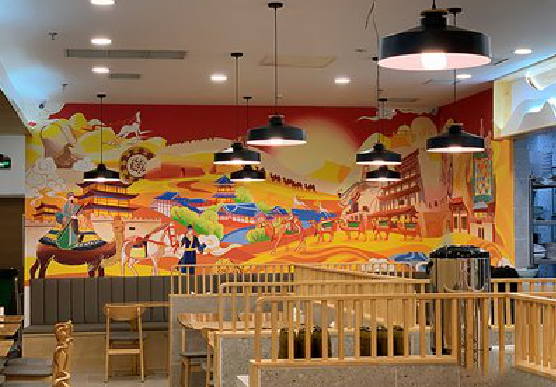 怒江商业空间彩绘介绍。