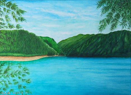 怒江在墙绘中，如何绘画绿水青山？